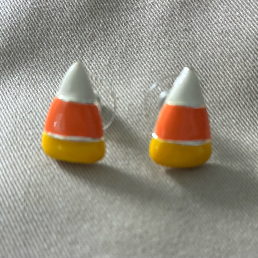 Candy Corn Stud Earrings